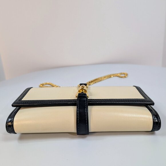 Gucci Cream Jackie 1961 Wallet on Chain with Gold Hardware - Picture 6 of 14
